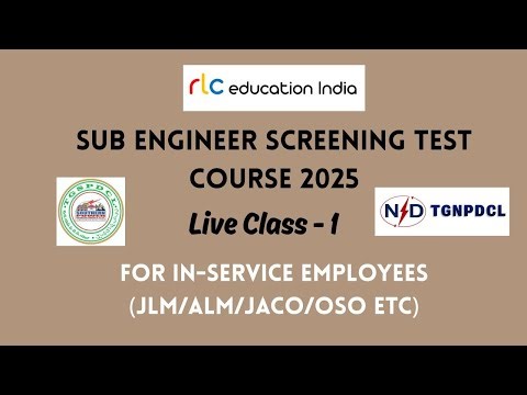 SBE Screening Test Live Class 1 DEMO