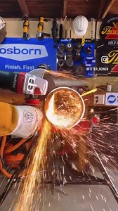 1.2K views · 48 reactions | It's a bad day to be steel pipe! Thanks @fitterbowen for the footage of our WEPBA 19-125 Q DS M-BRUSH Angle grinder with all the features. #MetaboTools #ProfessionalPowerToolSolutions | Metabo | Facebook
