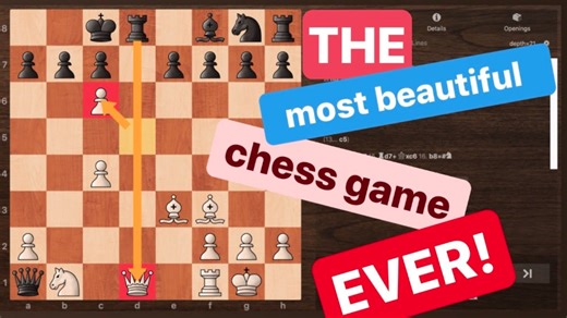 The Most Beautiful Chess Game Ever Played – A Genius Masterclass in Strategy