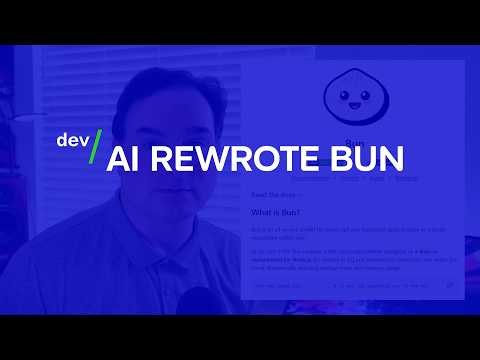 The AI rewrite of Bun in Rust is making shock waves