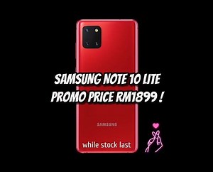 #SamsungNote10Lite promo price only RM1899‼️ (While stock last) Visit...