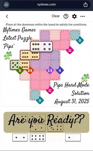NYT Pips Puzzle! Are you Ready? #shorts #gaming #puzzlegame