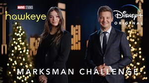 19K views · 2K reactions | Who’s the better archer in real life? Watch Jeremy Renner and Hailee Steinfeld in the Marksman Challenge. All episodes of Marvel Studios’ #Hawkeye are now streaming on Disney+. | Hawkeye | Facebook