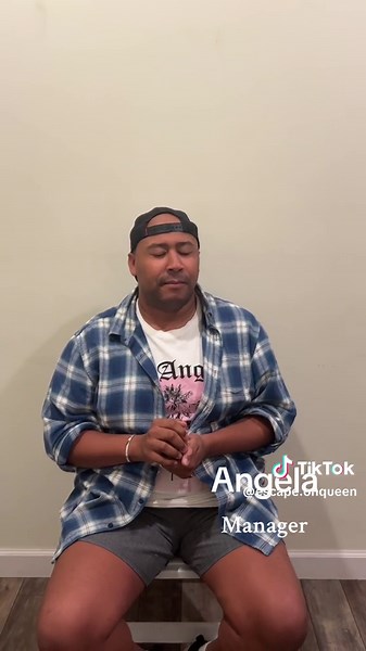 When it’s time for us to learn a new room (Don’t mind our manager, Angela actually thinks its really fun) #escaperoom #escapetok #training