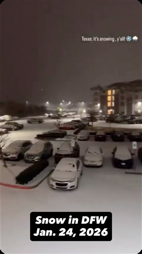 Snow scenes out of North Texas ❄️ These videos are from Dallas, Fort Worth, and Denton, where a Winter Storm Warning is in effect and 1–3 inches of snow and sleet are possible. Here in Austin and Central Texas, this won’t be a snow event. Our concern is ice and sleet Saturday night into Sunday, which can be just as dangerous. Best advice this weekend: stay home if you can. #texaswinter #atxweather #dfwweather #winterstorm #staysafe | John-Carlos Estrada CBS Austin