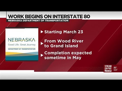 Work begins on I-80, Wood River to Grand Island