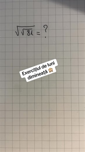 Matematică Gimnaziu on Instagram: "Exercitii cu radicali #radicali #matematica #matematicaonline #evaluarenationala"