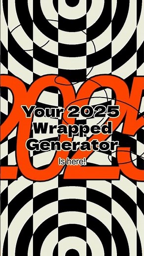 Spotify Wrapped 2025 Template & Generator