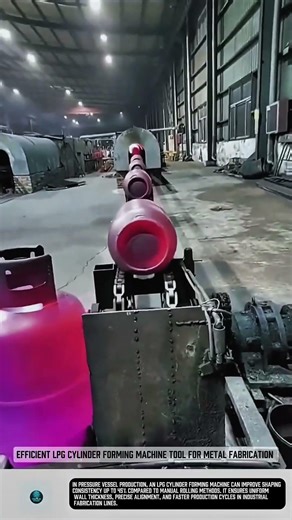 Efficient LPG Cylinder Forming Machine tool for metal fabrication #tools