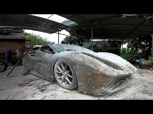 Homemade ferrari car from paperboard | Complete homemade ferrari