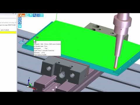EDGECAM 2026.1 | Faster Finishing with Lens Cutters in Parallel Lace