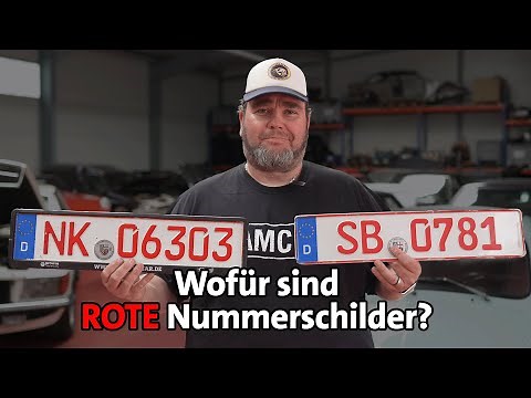 Red license plates - What do these license plates mean and who gets them?