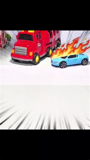 Toy Car Fire Rescue Mission