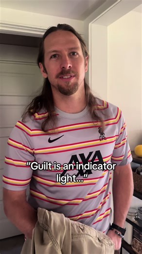 Pats reflection on a quote from Melody Beattie saying “guilt is an indicator light, not a lifestyle.”