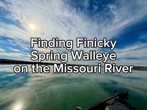 Finding Finicky Spring Walleye on the Missouri River