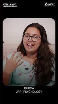 ഉയർന്നു വരുന്ന cut-off മറികടന്ന് സൈക്കോളജിയിൽ JRF നേടി ദുർഗ. DURGA JRF , PSYCHOLOGY