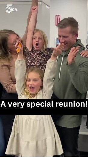 20K views · 266 reactions | A very special reunion! Army Sgt. First Class and Senior Medic Advisor Jordan Dorn was able to hug his girls for the first time in 6 months. You may recognize his daughters, from their viral video 'Take my Heart' that has millions of views worldwide. Over the past 6 months, his daughters have been using at-home smart cameras to send daily messages. Today those messages of love were felt in person! | KOAA 5 | Facebook