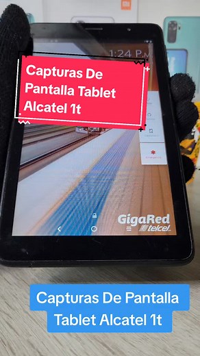 Capturas de Pantalla Tablet Alcatel 1t: Tutorial completo