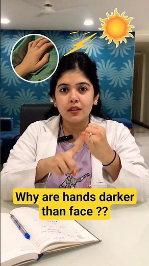 Why Your Hands Are Darker Than Your Face | #askDrSwasti #skincaretips