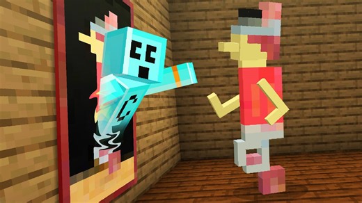 Minecraft but you can enter every painting