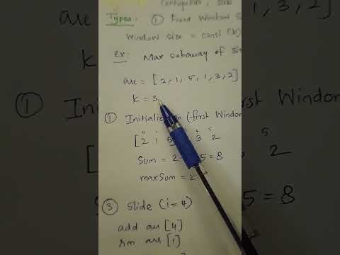 Sliding window pattern ❤️‍🔥 | explained under 10 mins | java sundaresan series | dsa | java