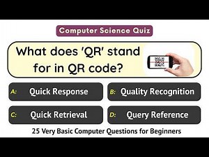 Computer Science Quiz | 25 Very Basic Computer Questions for Beginners | Easy Computer Knowledge