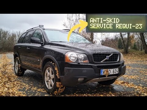 Volvo “Anti-skid system service required” warning: Reasons