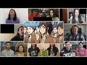 Attack on Titan | Shingeki no Kyojin season 1 episode 3 reaction mashup | 進撃の巨人