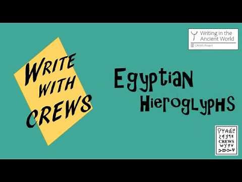 Learn to Write Egyptian Hieroglyphs
