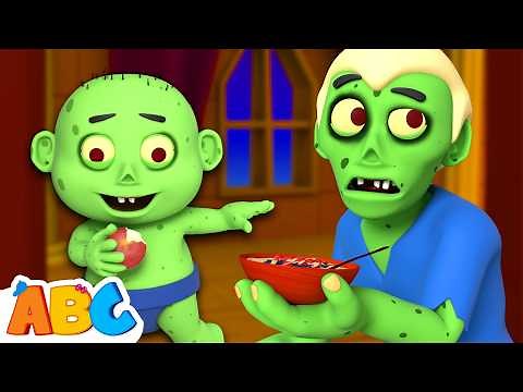 Midnight Snack Song With Zombie Family | Halloween Songs By All Babies Channel