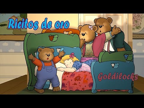 RICITOS DE ORO Y LOS TRES OSOS, CUENTOS EN ESPAÑOL E INGLES