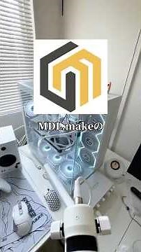 [17 Selections] A complete gaming desk tour of a pure white environment #whiteenvironment #gaming...