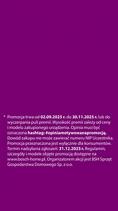 Gotowanie staje się przyjemniejsze z Bosch – a zakupy bardziej opłacalne. Kup sprzęt kuchenny, zostaw opinię i odbierz do 3 000 zł* zwrotu. *Wysokość premii zależy od ceny zakupionych urządzeń. | Bosch Home | Facebook
