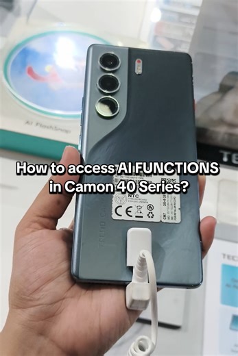 Unlock AI Features on Tecno Camon 40 Series