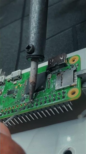 Soldering raspberry pi zero w