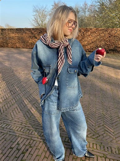 Perfect Denim on Denim Outfit Inspiration