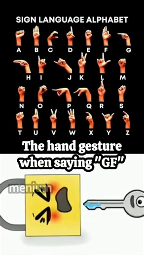 sign language alphabet#memes #funny #shorts