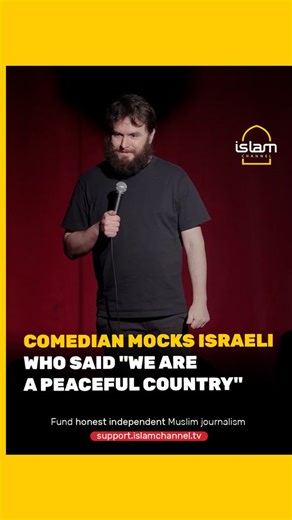 Romanian comedian Victor Patrascan confronts a man claiming an Israeli identity, replies that the land was called Palestine when told his family lived there under Ottoman rule, and sparks sharp laughter when the man claims Israel is "a peaceful country" after being asked to name something unknown about it. Fund honest independent Muslim journalism: https://support.islamchannel.tv | Islam Channel