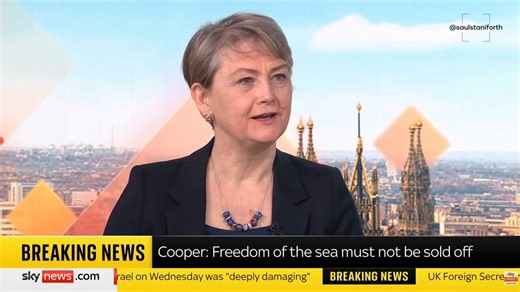 Cooper boasts about the role Britain played in drawing up maritime laws to establish freedom of navigation & says we need that restored in the strait of Hormuz.Where was your outrage when Israel was kidnapping British citizens & seizing boats in intl waters?