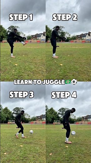 Learn Football JUGGLING in 4 QUICK Steps!🇧🇷⚽️ #football #shorts
