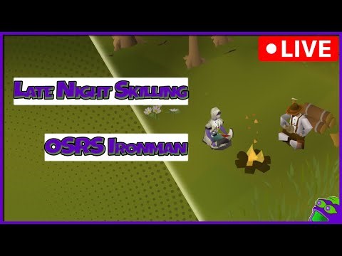 [🟣OSRS Ironman] Late Night Skilling! #osrs #osrsironman