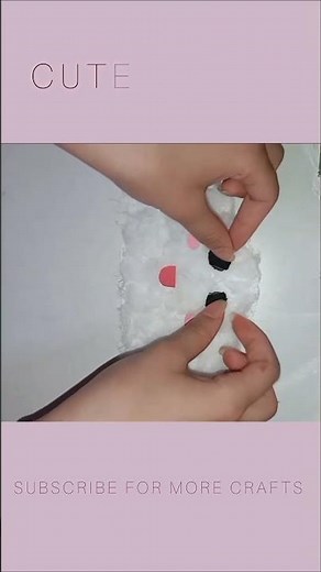 Cutest DIY Cotton Cloud Ever! ☁️✨#diy #cute #simple