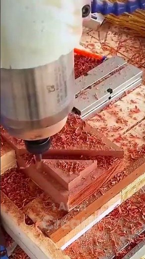 process of making patterns in building wood #machinetools #stickwelding #woodworking #shortvideo