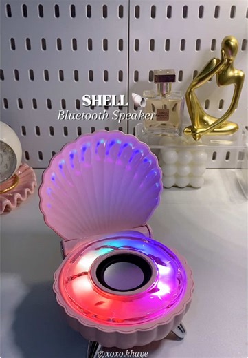 Level up your playlists with the Shell Bluetooth Speaker. Clear sound, cool design, and totally portable! ✨🐚 #bluetoothspeaker #shellbluetoothspeaker #shellspeaker #wirelessspeaker #speaker #speakerbluetooth #fyp #viral