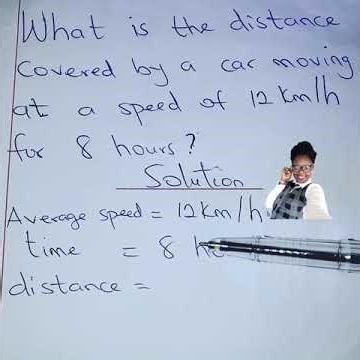 How to calculate distance. #tutorveronica
