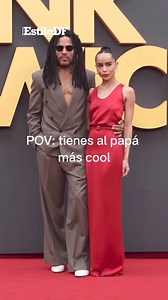 Lenny y Zoë Kravitz derrochando estilo en YSL. 😍 CC: Getty Images | Estilo DF