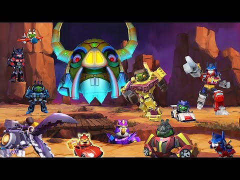 Angry Birds Transformers - All UNICRON BATTLES