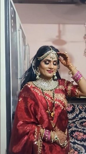 Male to female makeap transformation/boy wearing Saree #transgirl #bridalmakeup #bride #shorts