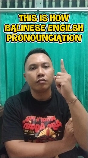 Balinese English pronounciation #bali #balinese