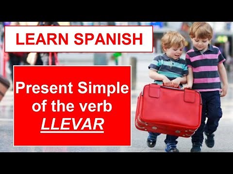 Present Simple of the verb LLEVAR - learn spanish easy